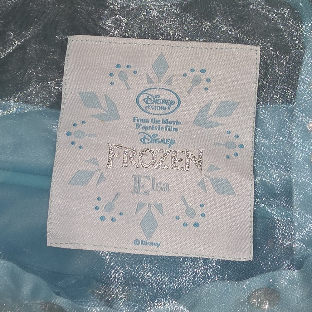 Disney ELSA Frozen Dress Costume, Lights Up, NWT - Girls Size 8 - Picture 10 of 12